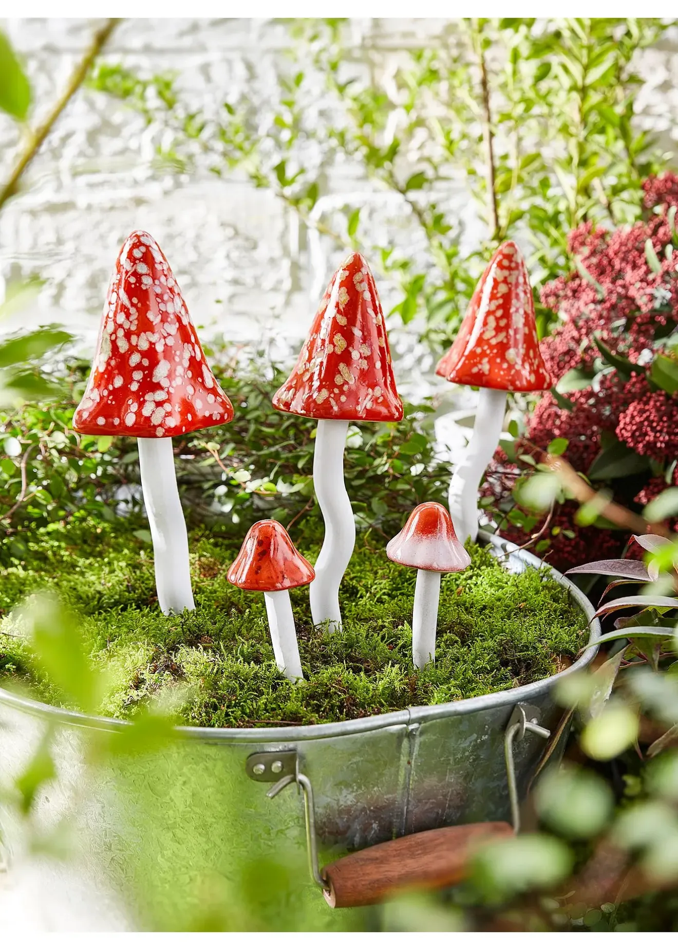 bonprix Amanites tue-mouches à piquer (ens. 5 pces)| Jardin & Balcon·Déco De Jardin & Éclairage|Déco De Jardin & Éclairage