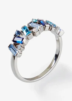 Femme bonprix Bijoux|Bague sertie de cristaux de verre