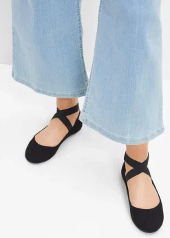 Femme bonprix Chaussures D'Été|Ballerines à brides élastiquées