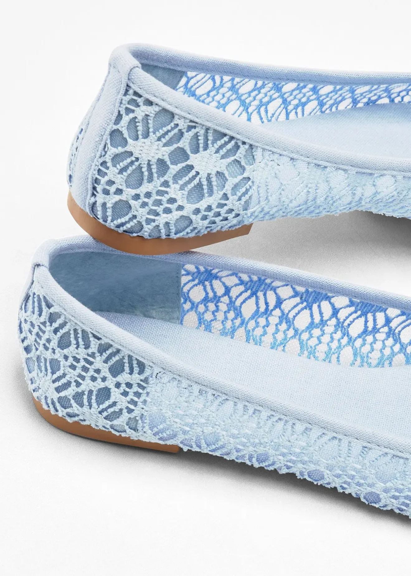 bonprix Ballerines à dentelle|Femme Chaussures D'Été