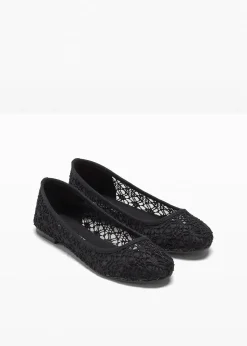 bonprix Ballerines à dentelle|Femme Chaussures D'Été