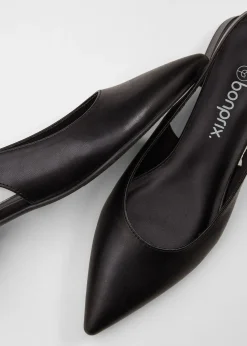 bonprix Ballerines slingback avec boucle|Femme Chaussures D'Été