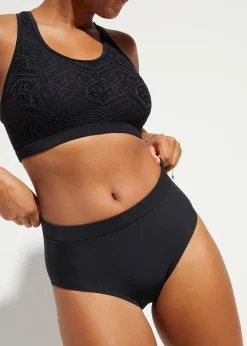 bonprix Bas de bikini sculptant taille haute, maintien léger|Femme Maillots De Bain Gainants|Bikinis