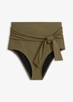 bonprix Bas de maillot sculptant taille haute avec lien à nouer, maintien fort|Femme Maillots De Bain Gainants|Bikinis