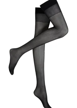 bonprix Bas porte-jarretelles 20 den satin sheer|Femme Lingerie Érotique|Chaussettes & Collants