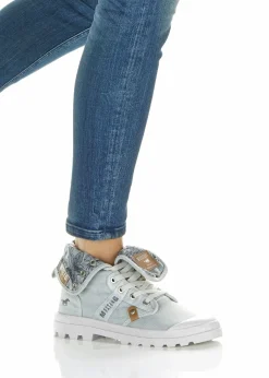 Mustang Baskets montantes en toile coton|Femme Marques|Sneakers