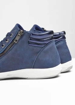 bonprix Baskets montantes zippées|Femme Sneakers|Chaussures D'Hiver Fourrées