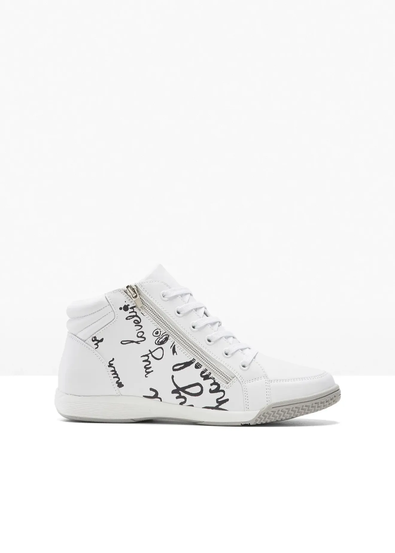 bonprix Baskets montantes zippées|Femme Filles·Sneakers|Sneakers