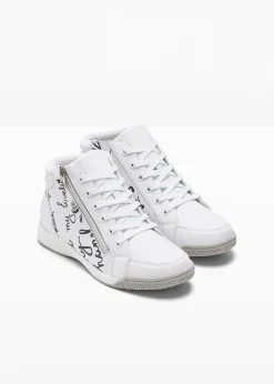 bonprix Baskets montantes zippées|Femme Filles·Sneakers|Sneakers