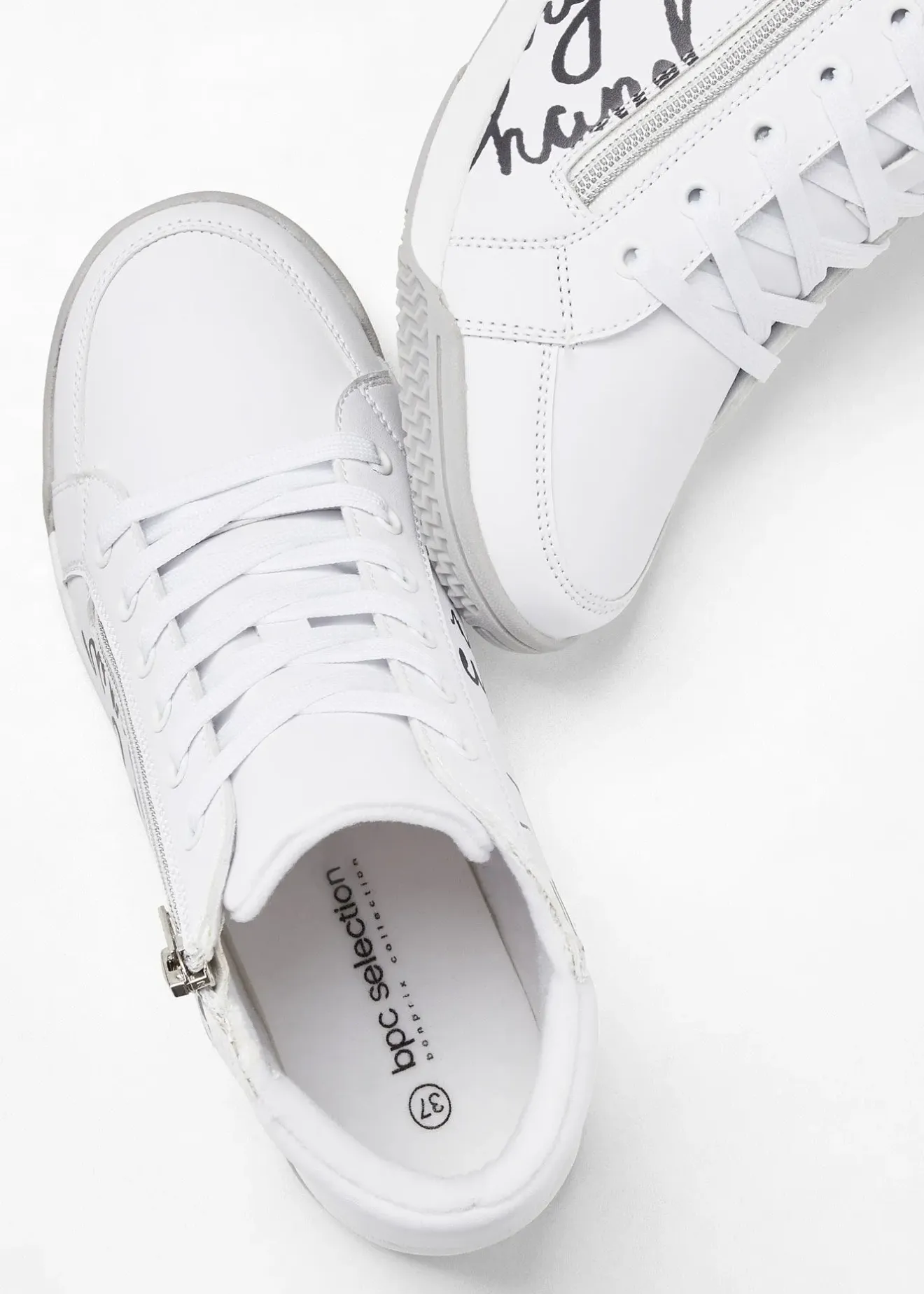 bonprix Baskets montantes zippées|Femme Filles·Sneakers|Sneakers