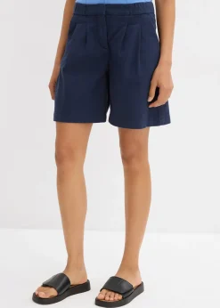 bonprix Bermuda 100% coton|Femme Shorts|Pantalons