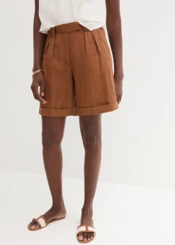 Femme bonprix Premium|Shorts|Bermuda 100 % lin