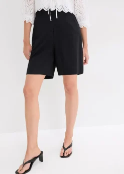 bonprix Bermuda à pinces|Femme Shorts|Pantalons