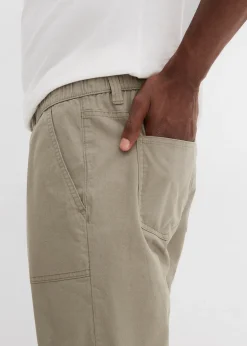 Homme bonprix Shorts|Pantalons|Bermuda à taille élastiquée, Regular