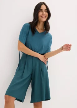 bonprix Bermuda ample à pinces|Femme Shorts|Pantalons