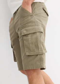 Homme bonprix Shorts|Pantalons|Bermuda cargo 100% coton, loose