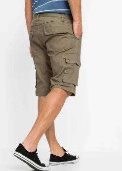bonprix Bermuda cargo 100% coton, regular|Homme Shorts|Pantalons