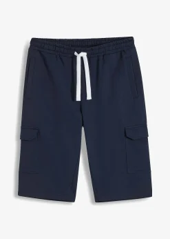 Homme bonprix Shorts|Vêtements De Sport|Bermuda cargo en sweat 100% coton
