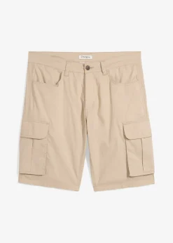 Homme bonprix Shorts|Pantalons|Bermuda cargo extensible, regular