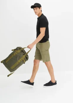 Homme bonprix Shorts|Pantalons|Bermuda cargo extensible, regular