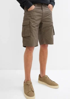 Homme bonprix Shorts|Pantalons|Bermuda cargo loose 100% coton