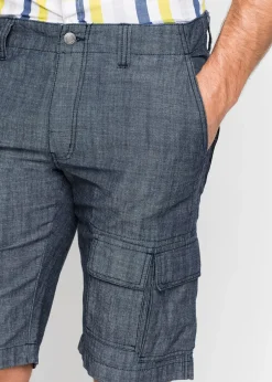 bonprix Bermuda cargo loose, 100% coton|Homme Shorts|Pantalons