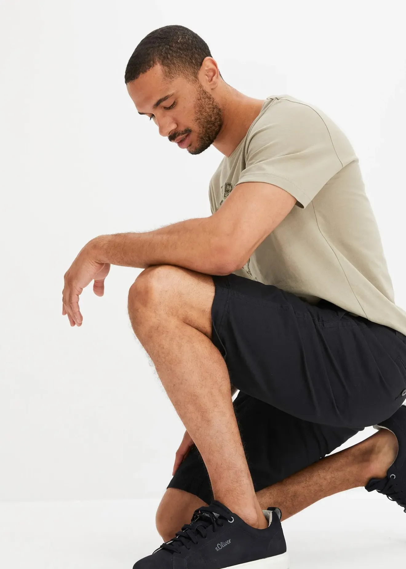 Homme bonprix Shorts|Pantalons|Bermuda chino 100% coton, regular