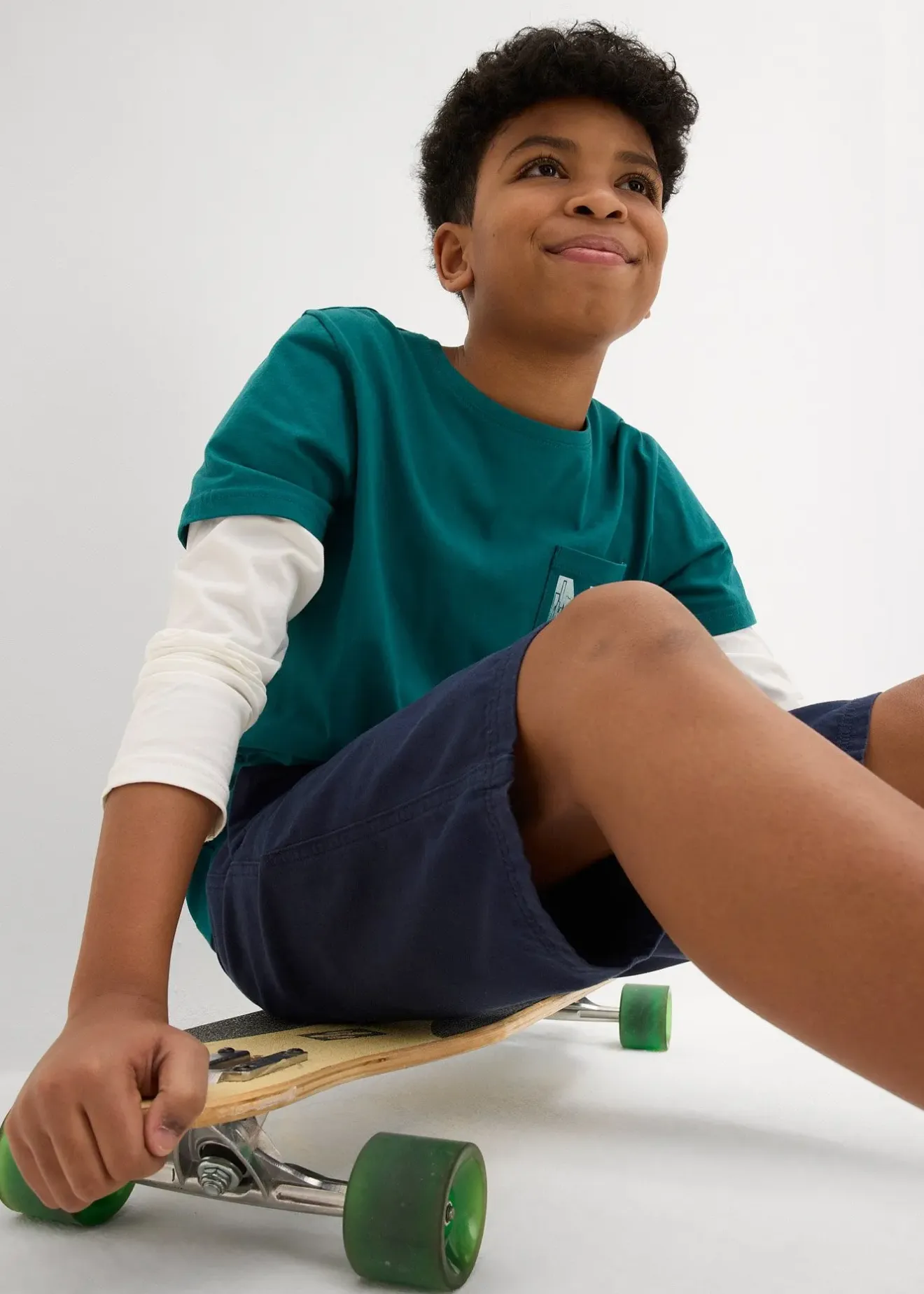 bonprix Bermuda chino, Regular Fit|Enfant Garçons 9-16 Ans·Shorts