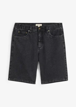 bonprix Bermuda classique en jean avec taille élastiquée|Homme Shorts|Jeans