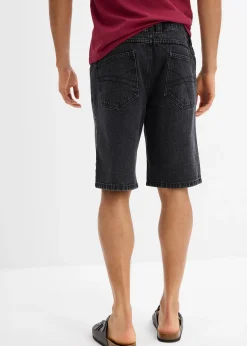 bonprix Bermuda classique en jean avec taille élastiquée|Homme Shorts|Jeans