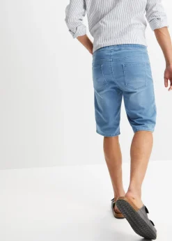 Homme bonprix Shorts|Jeans|Bermuda confortable en jean et molleton, Regular