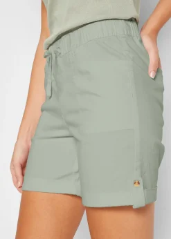 bonprix Bermuda coton avec taille élastiquée|Femme Shorts