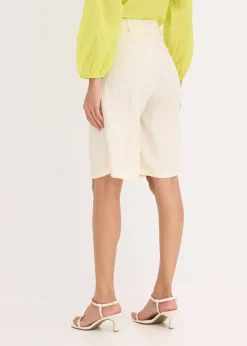 Femme bonprix Shorts|Pantalons|Bermuda doux en viscose mélangée