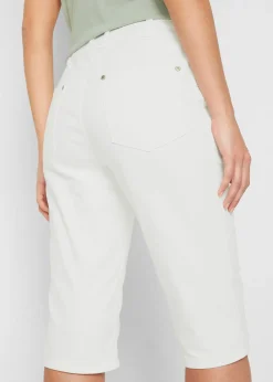 bonprix Bermuda en jean à revers, taille mi-haute|Femme Shorts|Jeans