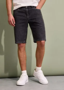Homme bonprix Shorts|Jeans|Bermuda en jean extensible, loose