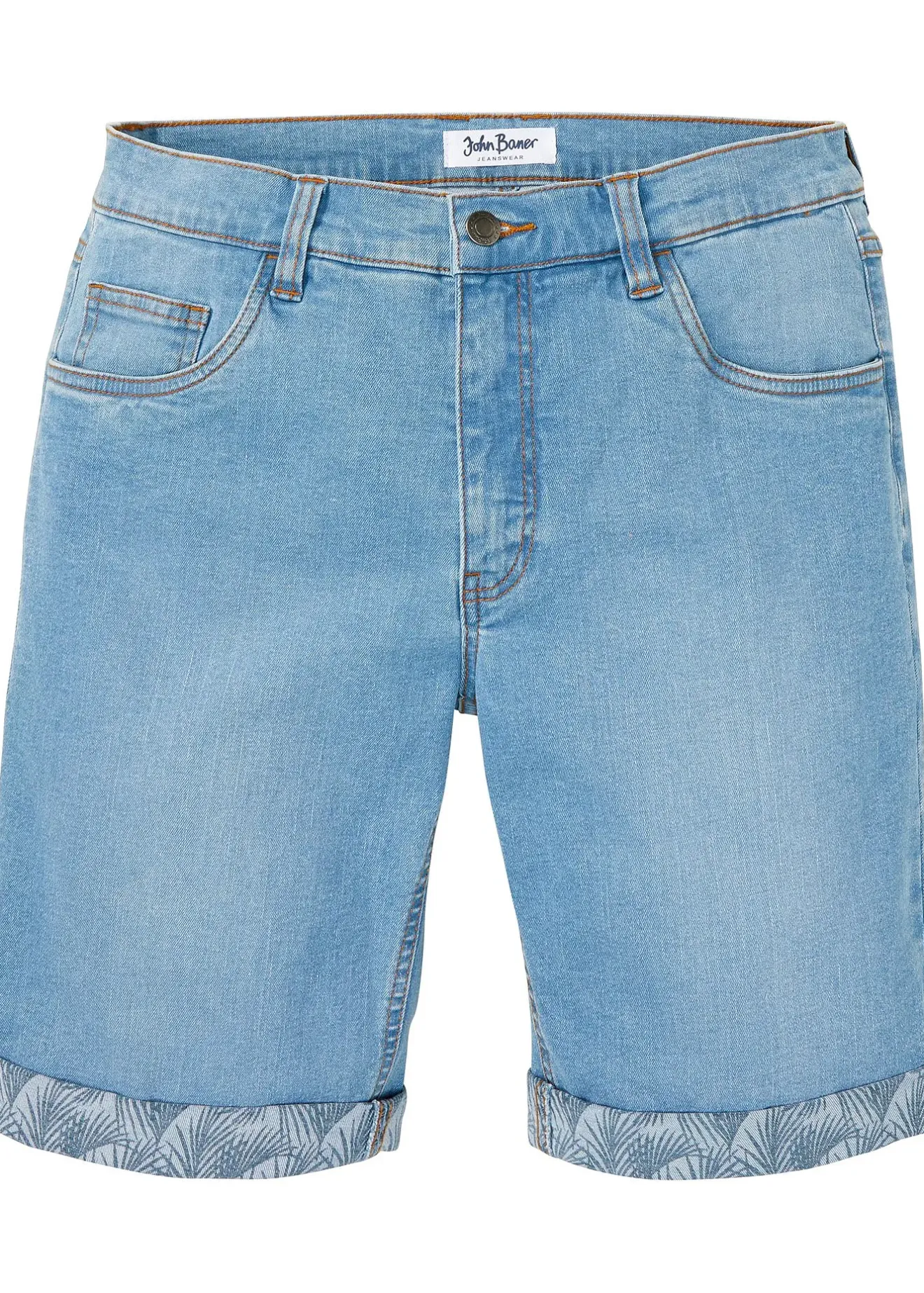bonprix Bermuda en jean extensible, Regular|Homme Shorts|Jeans