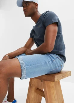 bonprix Bermuda en jean extensible, Regular|Homme Shorts|Jeans
