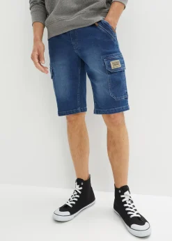 bonprix Bermuda en jean extensible, Regular|Homme Shorts|Jeans