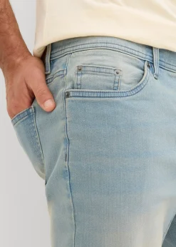 Homme bonprix Shorts|Jeans|Bermuda en jean extensible avec entrejambe renforcé, regular