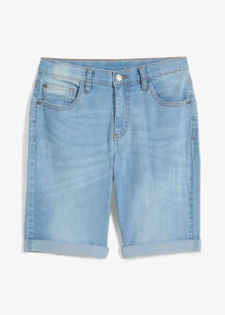bonprix Bermuda en jean extensible à taille réglable, slim|Enfant Vêtements Enfant|Garçons 9-16 Ans·Shorts