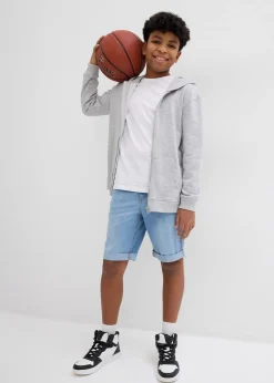 bonprix Bermuda en jean extensible à taille réglable, slim|Enfant Vêtements Enfant|Garçons 9-16 Ans·Shorts