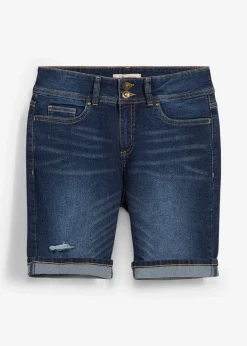 bonprix Bermuda en jean, taille mi-haute|Femme Shorts|Jeans