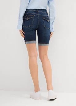 bonprix Bermuda en jean, taille mi-haute|Femme Shorts|Jeans