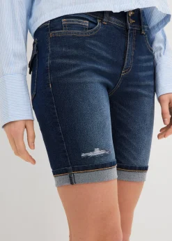 bonprix Bermuda en jean, taille mi-haute|Femme Shorts|Jeans