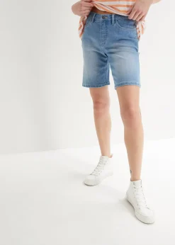 bonprix Bermuda en jean, taille mi-haute|Femme Shorts|Jeans