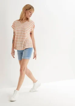 bonprix Bermuda en jean, taille mi-haute|Femme Shorts|Jeans