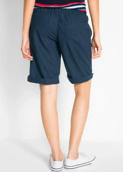 Femme bonprix Shorts|Pantalons|Bermuda en lin majoritaire