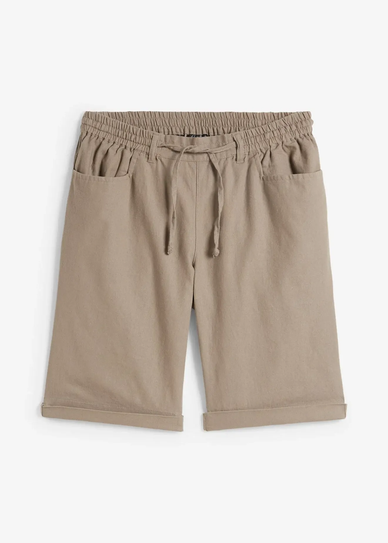 bonprix Bermuda en lin majoritaire|Femme Shorts|Pantalons