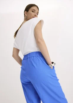 bonprix Bermuda en lin mélangé|Femme Shorts|Pantalons