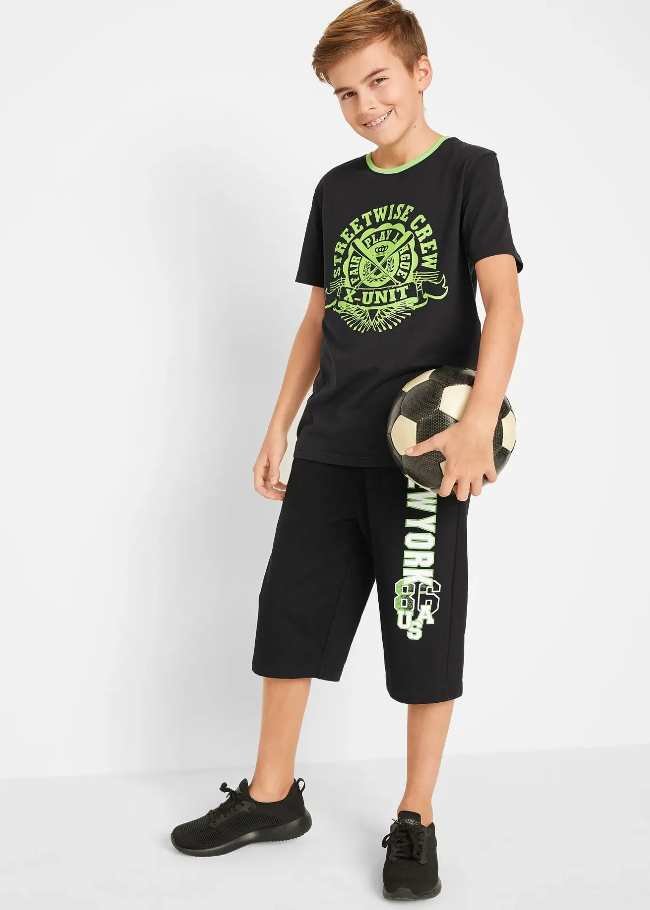 Enfant bonprix Vêtements Enfant|Garçons 9-16 Ans·Shorts|Bermuda en molleton 100% coton